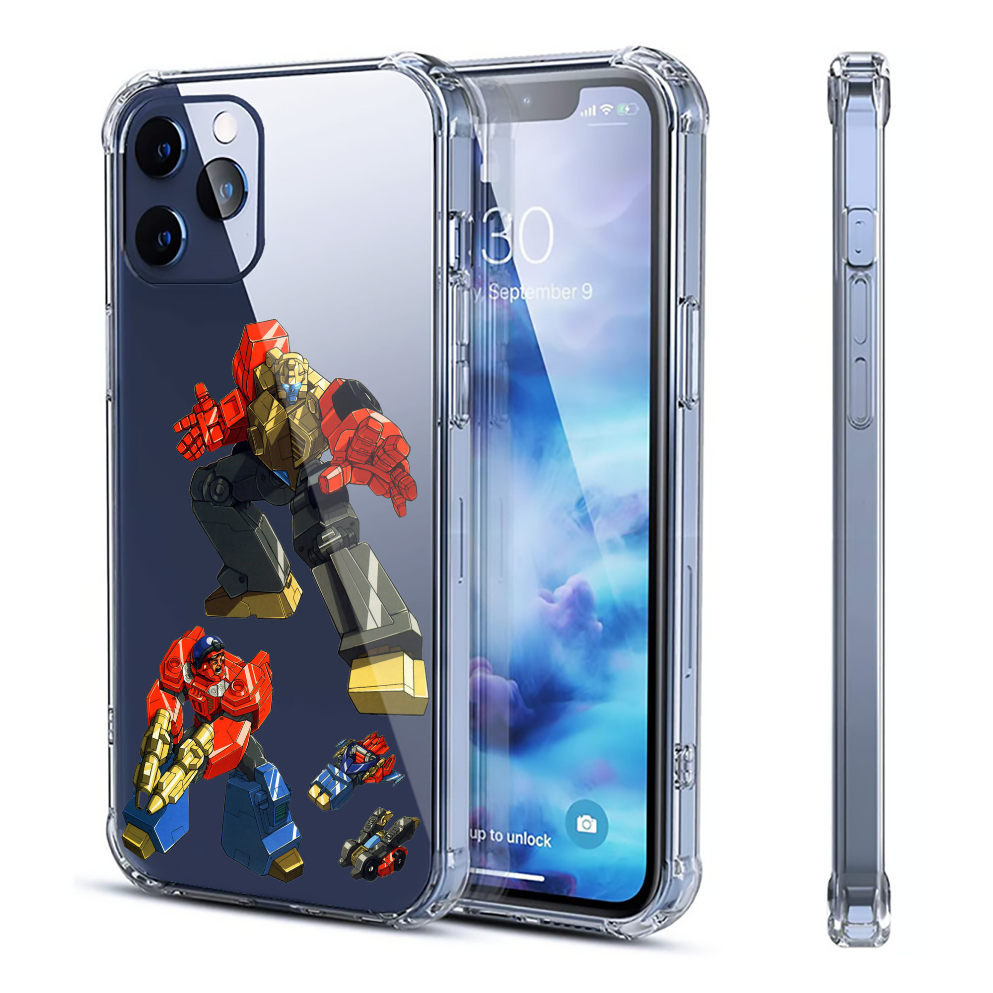 （画像用）  【iPhone 12シリーズ対応】透明スマホケース（クリアソフトケース）